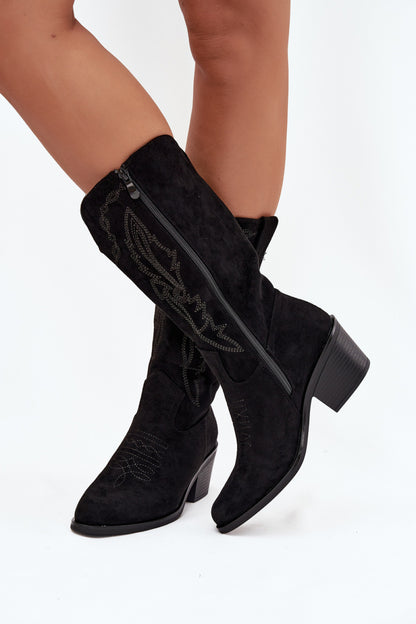 Boots with heels model 218488 Step in style