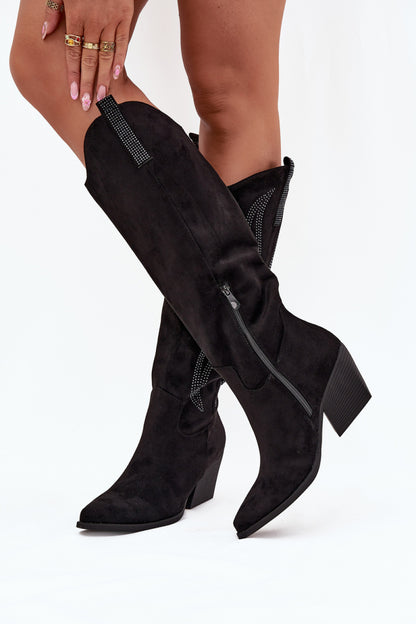Boots with heels model 218491 Step in style
