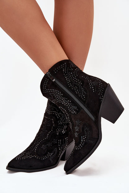 Ankle boots with heels model 218512 Step in style