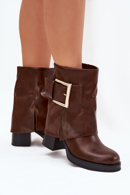 Ankle boots with heel model 218513 Step in style