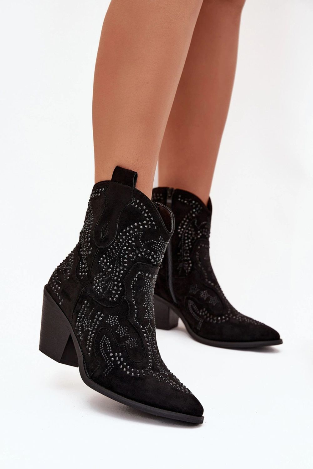 Ankle boots with heels model 218512 Step in style