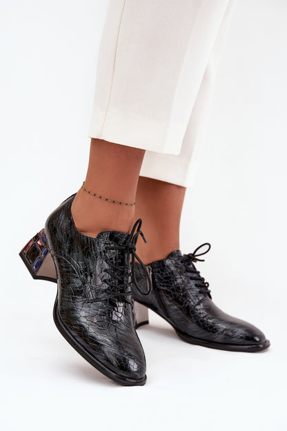 Shoes with a heel model 218694 Step in style