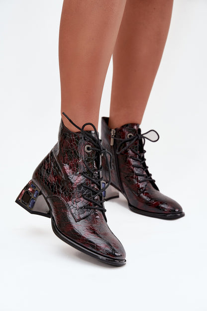 Heeled ankle boots model 218721 Step in style