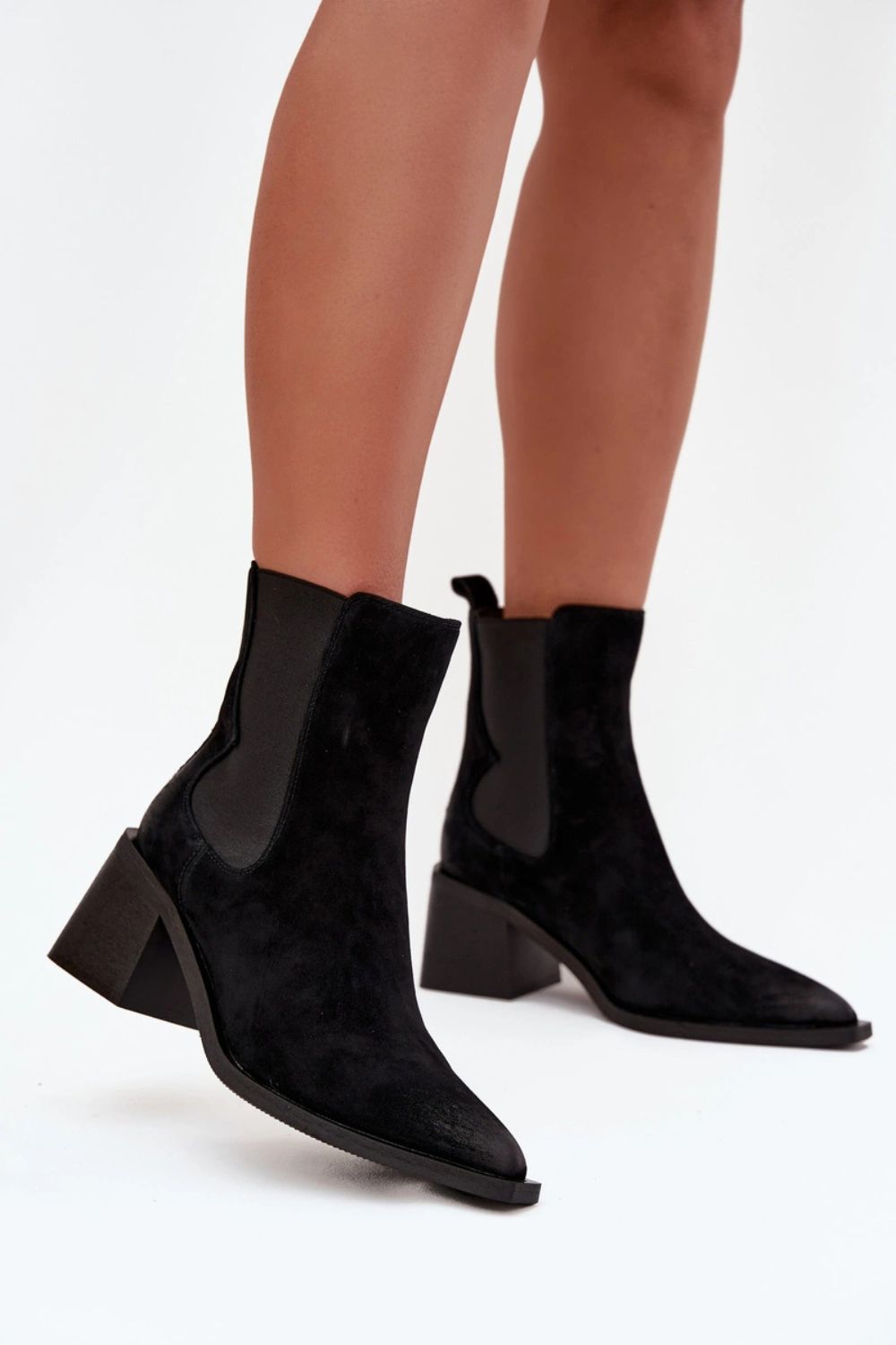 Ankle boots with heel model 218704 Step in style
