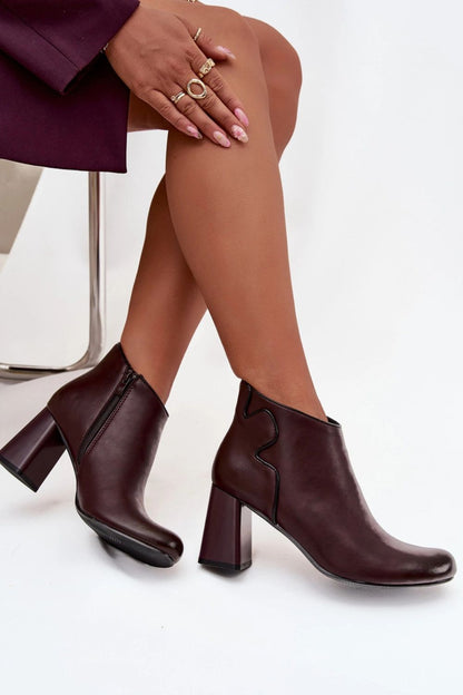 Ankle boots with heel model 218707 Step in style