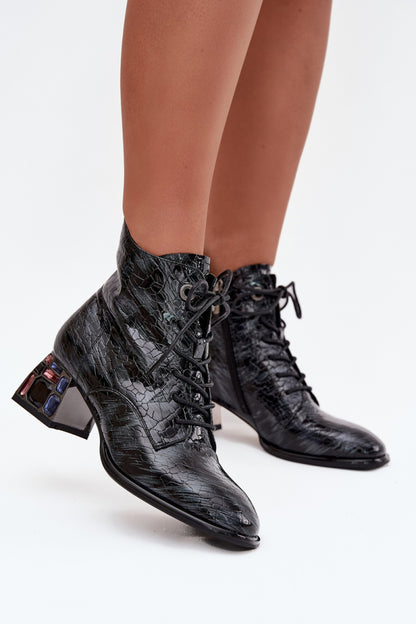 Ankle boots with heel model 218722 Step in style