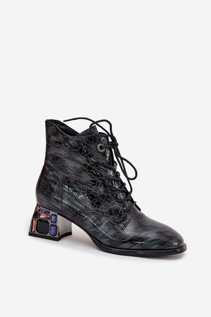 Ankle boots with heel model 218722 Step in style