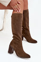 Boots with heels model 218731 Step in style