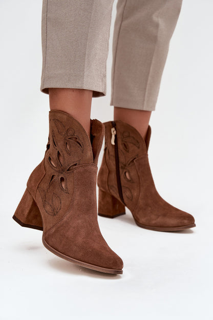 Ankle boots with heels model 219132 Step in style