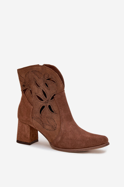 Ankle boots with heels model 219132 Step in style