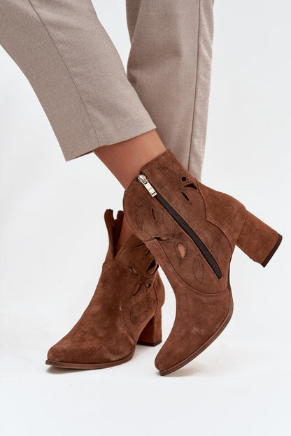 Ankle boots with heels model 219132 Step in style