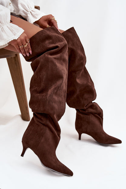 Boots with heels model 219135 Step in style