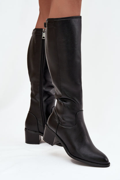 Boots with heels model 219141 Step in style