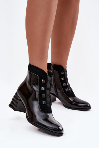 Ankle boots with heels model 219244 Step in style