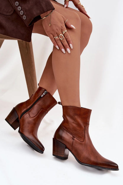 Ankle boots with heel model 219592 Step in style