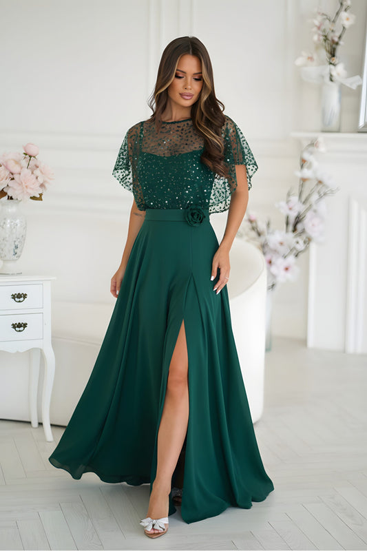 Long dress model 219686 Bicolour