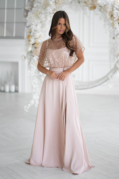 Long dress model 219689 Two-tone