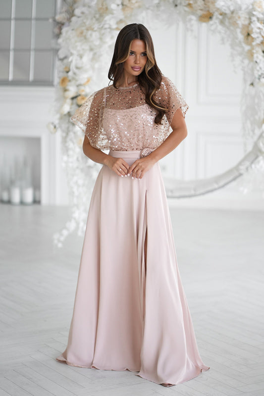 Long dress model 219689 Two-tone