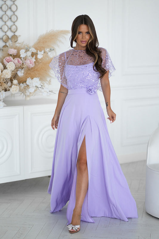 Long dress model 219693 Bicolour