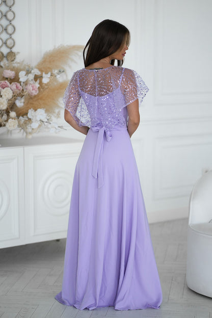 Long dress model 219693 Bicolour