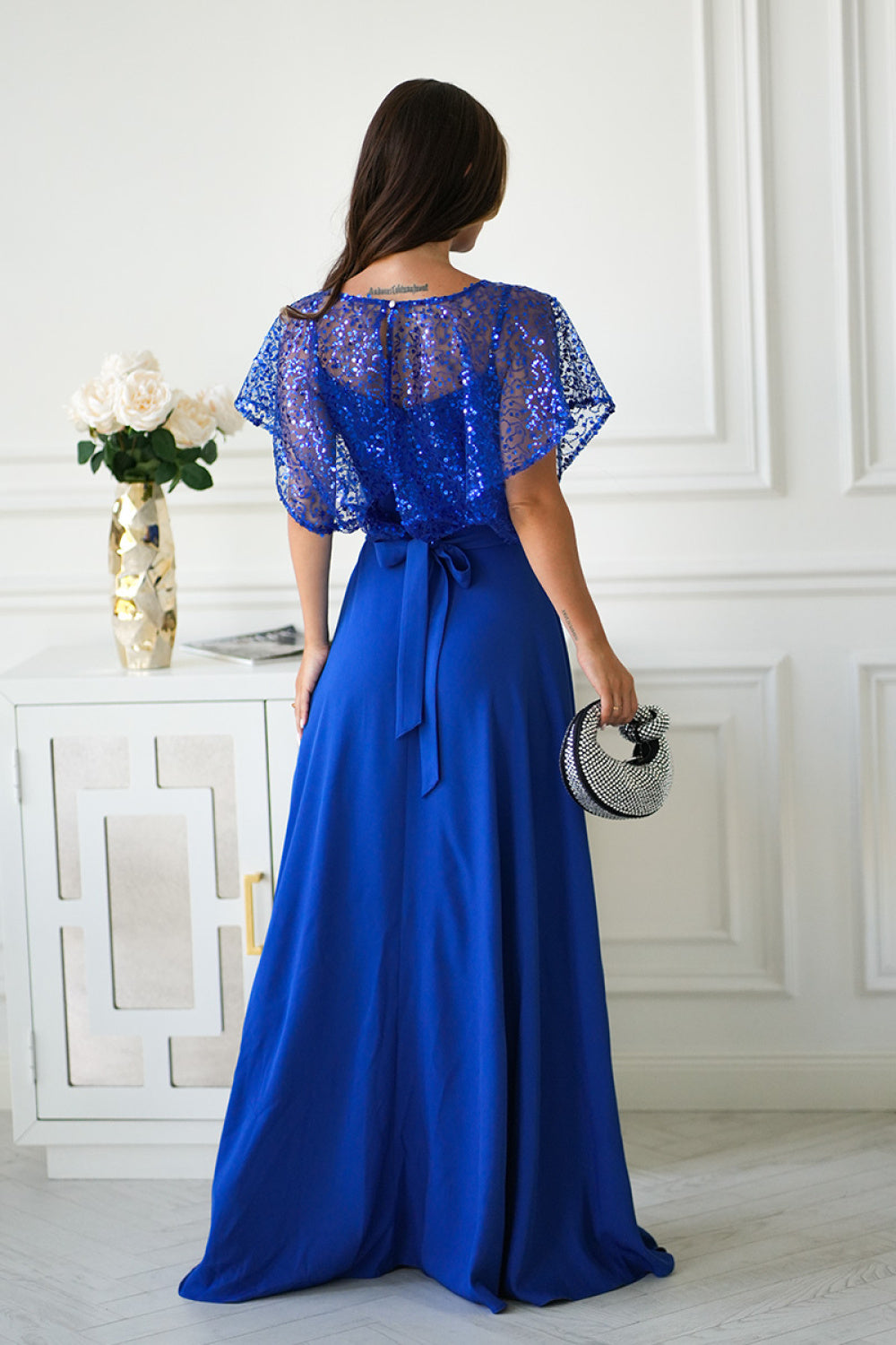 Long dress model 219694 Bicotone