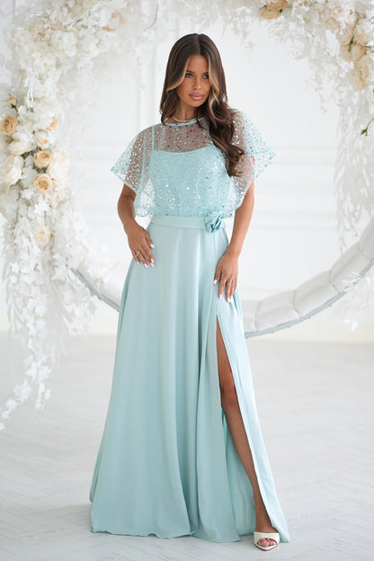 Long dress model 219695 Bicolour