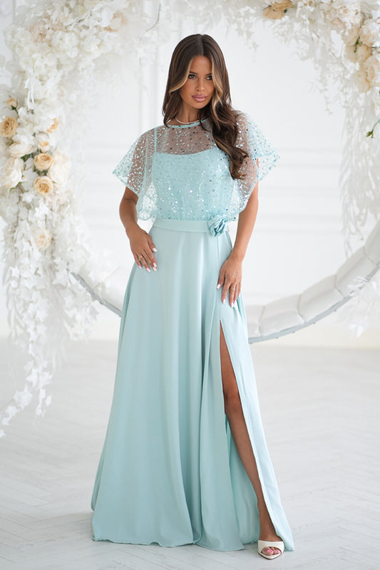 Long dress model 219695 Bicolour