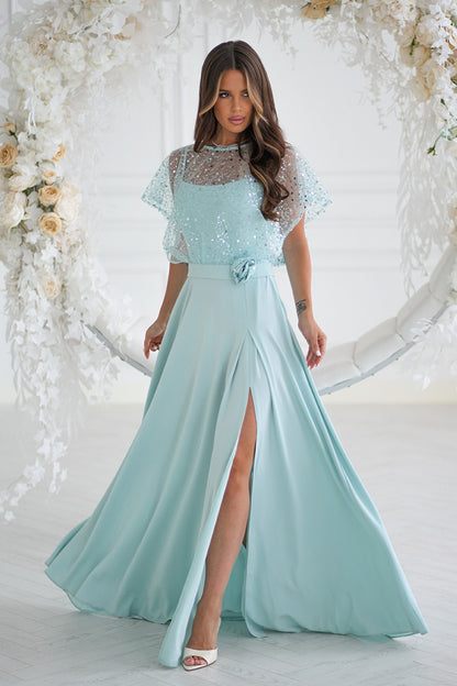 Long dress model 219695 Bicolour