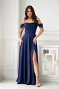 Langes Kleid model 219705 Bicotone