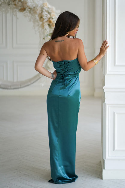 Long dress model 219712 Bicolour
