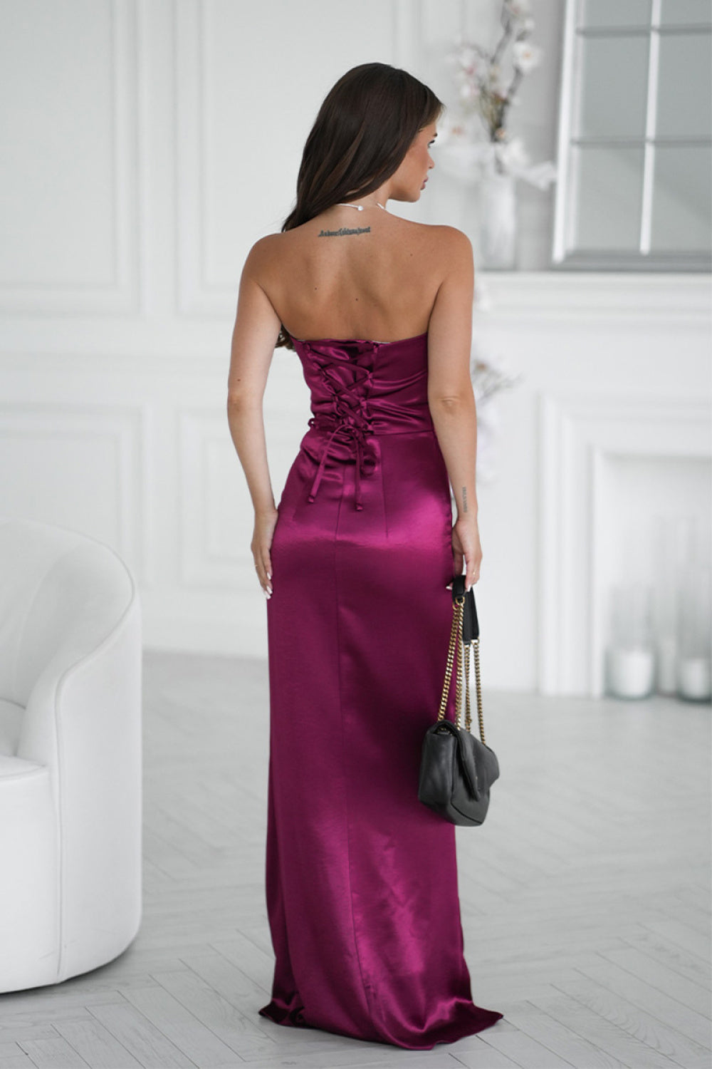 Maxi dress model 219713 Bicolour