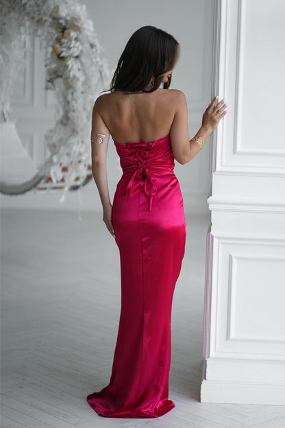 Long dress model 219714 Bicolor