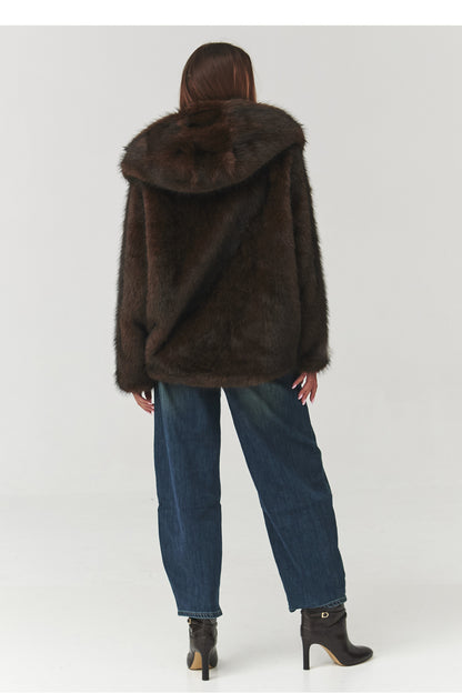 Jacke model 219747 Makadamia