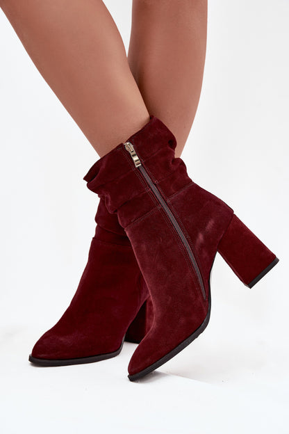 Heeled ankle boots model 220194 Step in style