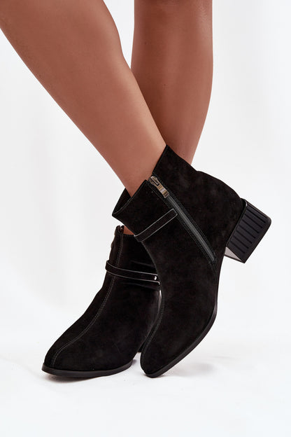 Ankle boots with heels model 220200 Step in style