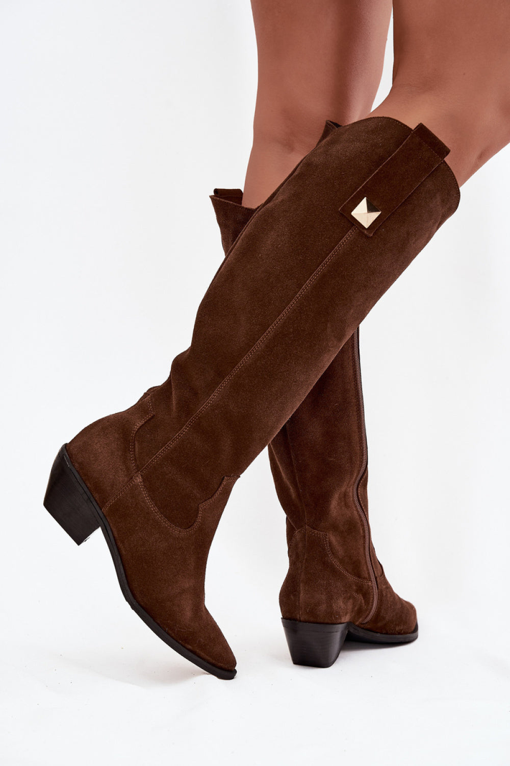 Boots with heels model 220208 Step in style