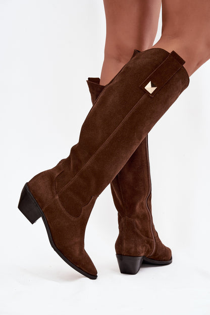 Boots with heels model 220208 Step in style