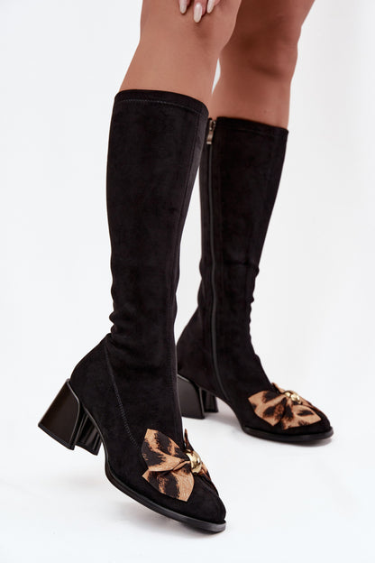 Boots with heels model 220214 Step in style
