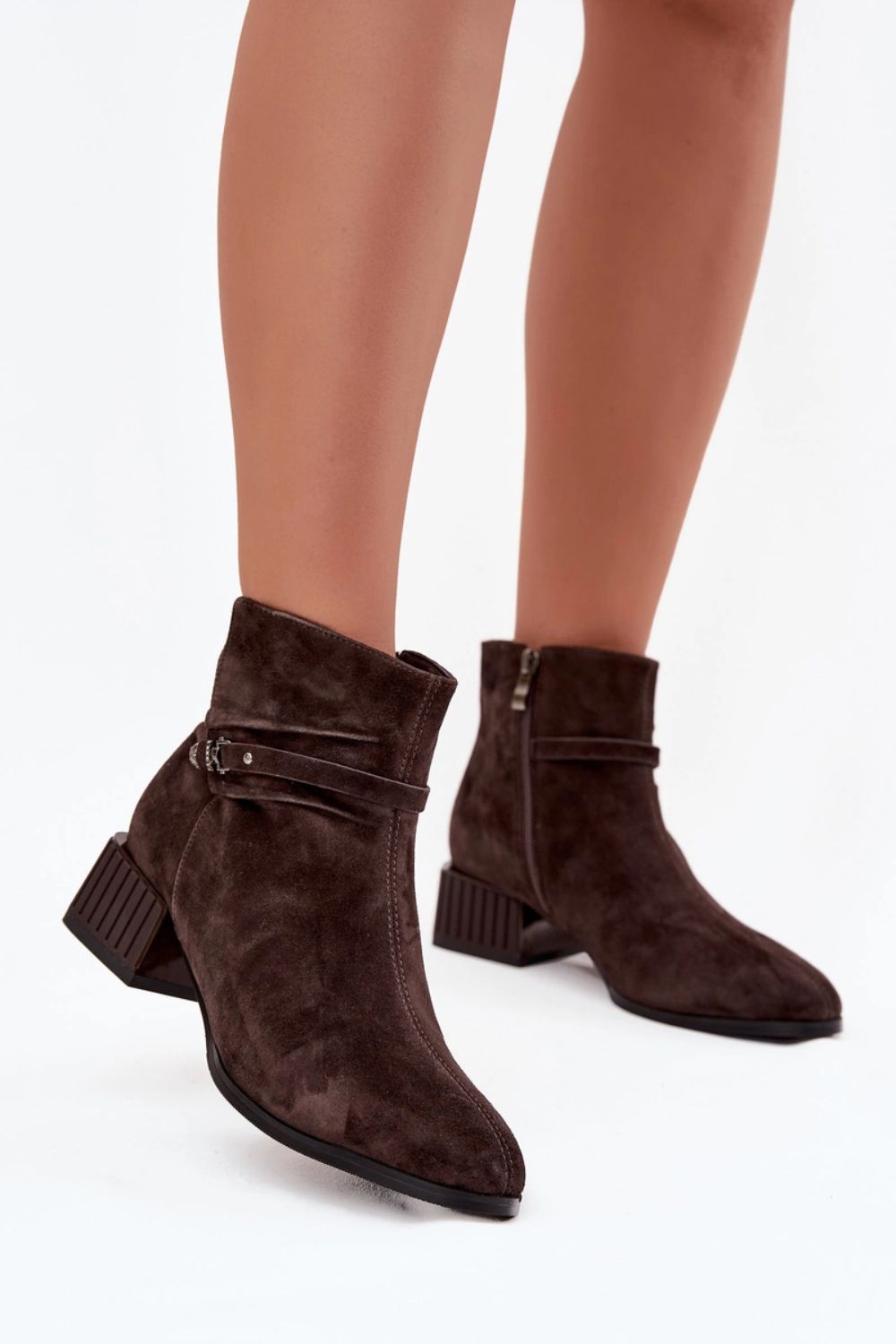 Ankle boots with heels model 220199 Step in style