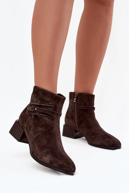 Ankle boots with heels model 220199 Step in style