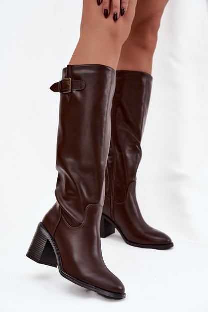 Boots with heels model 220721 Step in style