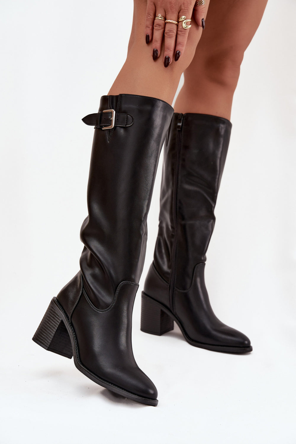 Boots with heels model 220722 Step in style