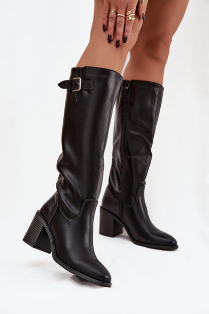 Boots with heels model 220722 Step in style