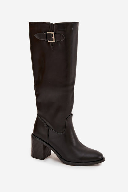 Boots with heels model 220722 Step in style