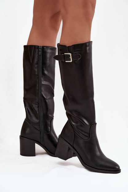 Boots with heels model 220722 Step in style