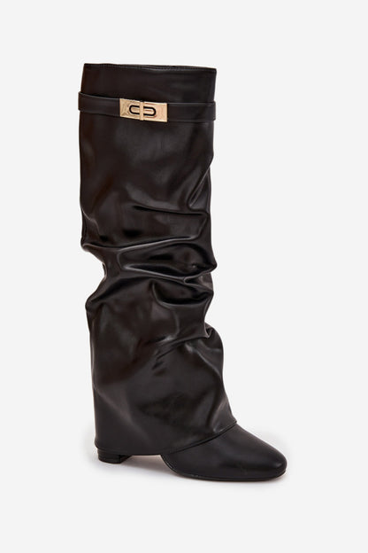 Boots with heels model 220723 Step in style