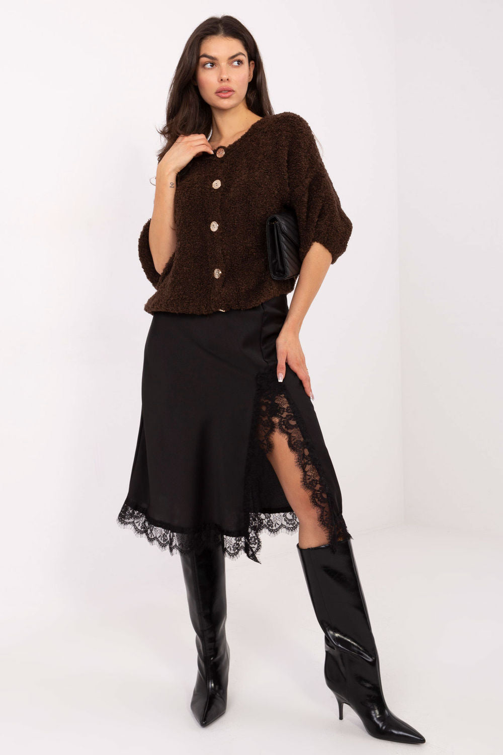 Cardigan style 220755 Italy Moda