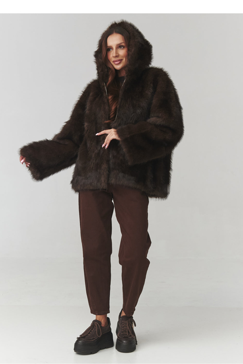 Jacke model 220799 Makadamia