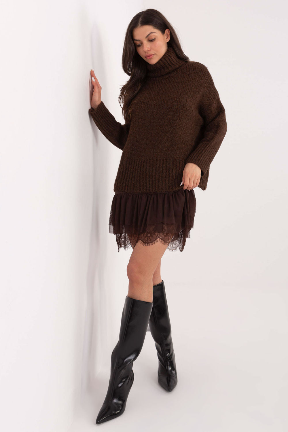 Turtleneck sweater model 223094 Factory Price