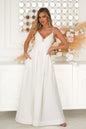 Langes Kleid model 224296 Bicotone